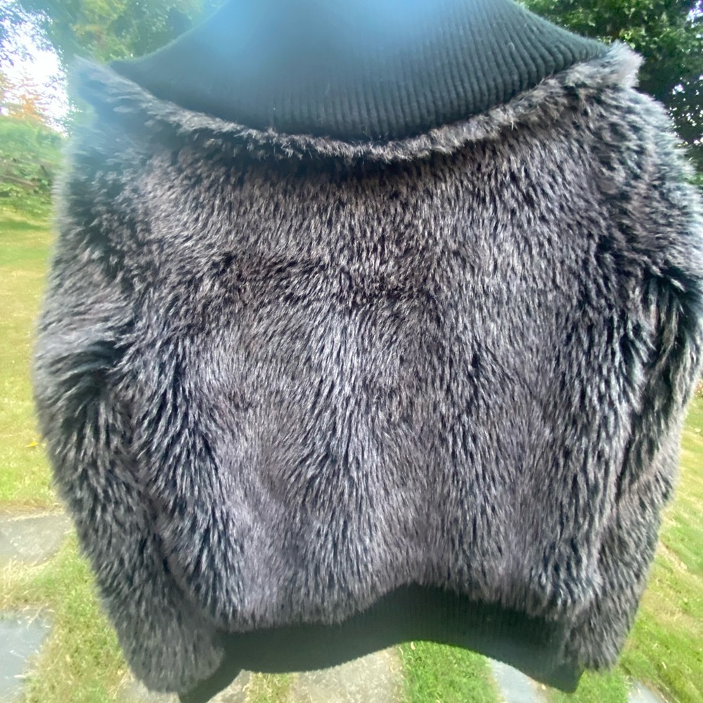 Faux fur winter coat.